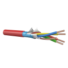 Dynamic brandmeldkabel halogeenvrij 1x2x1.0mm² E60 rood per meter