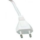 netsnoer met eurostekker 2x0.75mm2 3 meter wit (517300006)