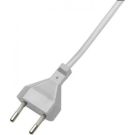 netsnoer met eurostekker 2x0.75mm2 5 meter wit (517300008)