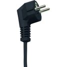 netsnoer met schuko stekker 3x1.5mm2 1.5 meter  zwart (517400036)