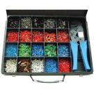 KLEMKO assortimentsdoos geisoleerde adereindhulzen met perstang (ATM-GPH-KT)