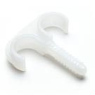 HEKON plugclips dubbel 25-30mm - naturel per 50 stuks