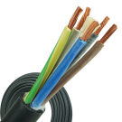 Neopreen kabel H07RN-F 5x1.5mm² per rol 100 meter