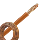 Aansluitdraad 4 mm2 bruin per 10 meter