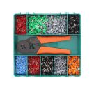 KLEMKO assortimentsdoos geïsoleerde adereindhulzen met perstang (ATK-GPH6DI-KT)