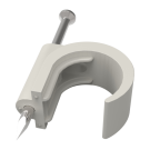 JMV flexbuis spijkerclip 16-20mm - grijs per 100 stuks (300603)