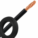 Montagedraad VDS 10mm² (H07V-K) 70° zwart - per rol 100 meter (29193)