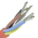Siliconenkabel SiHF 5x0.75mm² per meter