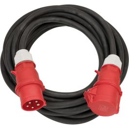 50 meter krachtstroomkabel 32A 5-polig 5 x 4,0mm² 400V zwart IP44