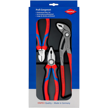 KNIPEX tangenset 3-delig comfortgrepen (002009V01)