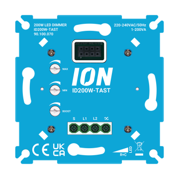 ION industries universele LED tastdimmer comfort 0.3-200W (90.100.070)