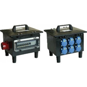 Mennekes compacte 6-voudige stroomverdeler 32A 5-polig 400V IP44 (1153690400)