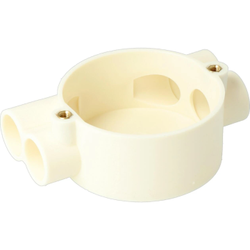 ATTEMA Lasdoos rond Ø 62mm 4x 16mm wit (AT2211)