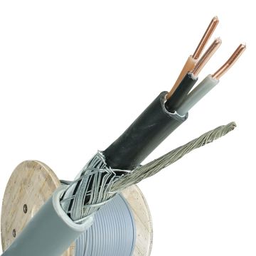 YMvK-as grondkabel 3x2.5 per haspel 500 meter