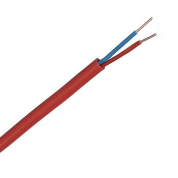 Dynamic brandmeldkabel YR 2x0.8mm² Dca-s2,d0,a3 rood per meter