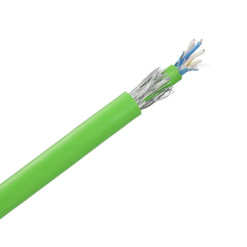 Dynamic signaalgrondkabel VO-JY(st)Y 3x2x0.8mm² Dca-s2,d0,a3 groen per meter