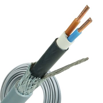 YMvK-as grondkabel 2x6 per rol 100 meter