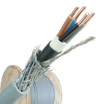 YMvK-as grondkabel 4X4 per haspel 500 meter