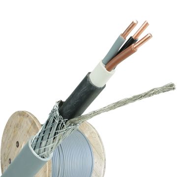 YMvK-as grondkabel 3x4 per haspel 500 meter
