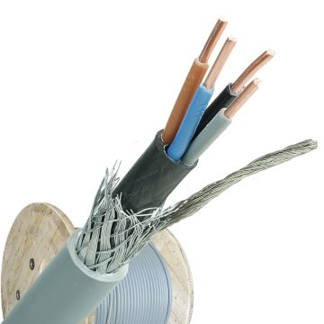 YMvK-as grondkabel 4x2.5 per haspel 500 meter