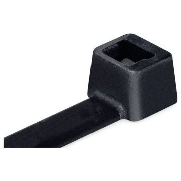 Tie wraps 2.5x140mm zwart - per 100 stuks (55671)