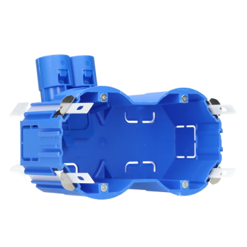 ABB dubbele hollewand inbouwdoos Ø16/19/20mm 50mm (HW252-F) (HW252-F)