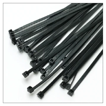 Tie wraps 4.7x390mm zwart - per 100 stuks (55674)