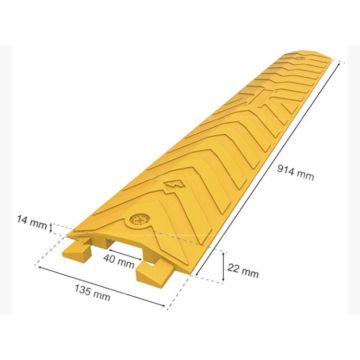Kabeldrempel soepel rubber van 1KG