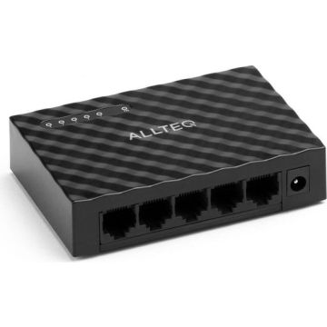 Netwerk switch 10-100-1000 Mbps 5-poorts