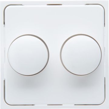 Kopp centraalplaat voor druk/draai duo-dimmer - HK07 mat wit (492832004)