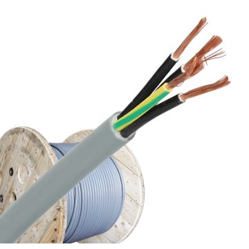 Dynamic stuurstroomkabel YSLY-JZ 4G1mm² Dca-s2,d0,a3 per haspel 500 meter