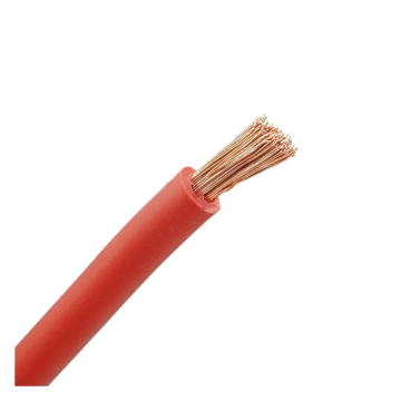 Laskabel 1x25mm² rood  per meter (19022)