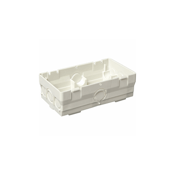 ABB Installatiedozen en -kasten Lasdoos 8 invoeren zonder deksel wit (3611 S)