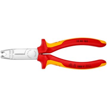 KNIPEX striptang slanke kop VDE 165mm (1346165)