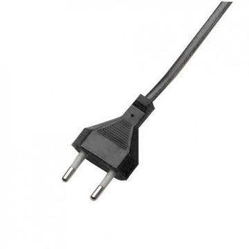 netsnoer met eurostekker 2x0.75mm2 3 meter zwart (517300007)