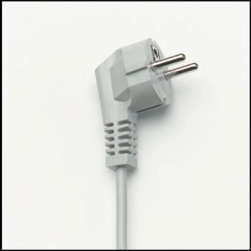 HK / HAKA netsnoer met schuko stekker 3x0.75mm2 2 meter zwart (517400014)