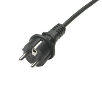 netsnoer neopreen met schuko stekker 3x1.5mm2 2 meter zwart (517800061)