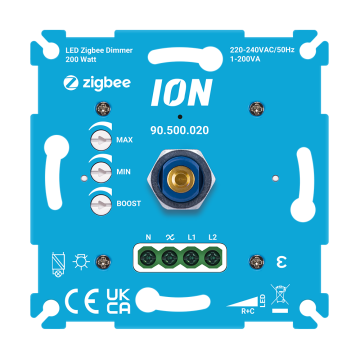 ION industries universele LED draaidimmer Zigbee 0.3-200W (90.500.020)