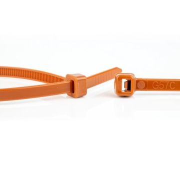 WKK tie wraps 7.6x370mm bruin - per 100 stuks (110227171)