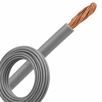Montagedraad VDS 4mm² (H07V2-K) 90°C grijs - per rol 100 meter (309004007)