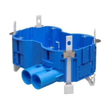 ABB dubbele hollewand inbouwdoos Ø16/19/20mm 50mm (HW252-F) (HW252-F)