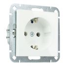 EMhub (by Kopp) stopcontact met randaarde - Quadro 55 zuiver wit glanzend (4088000)