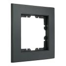 EMhub (by Kopp) afdekraam 1-voudig - Quadro 55 zwart mat (4088088)