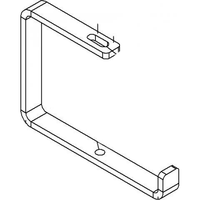 Niedax Kleinhuis kabelgoot ophang beugel open (C-beugel) voor 100 mm breed ZCB100