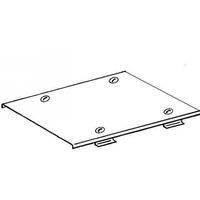 Niedax Kleinhuis kabelgoot deksel stijg/vervalstuk voor 70mm breed (161589)