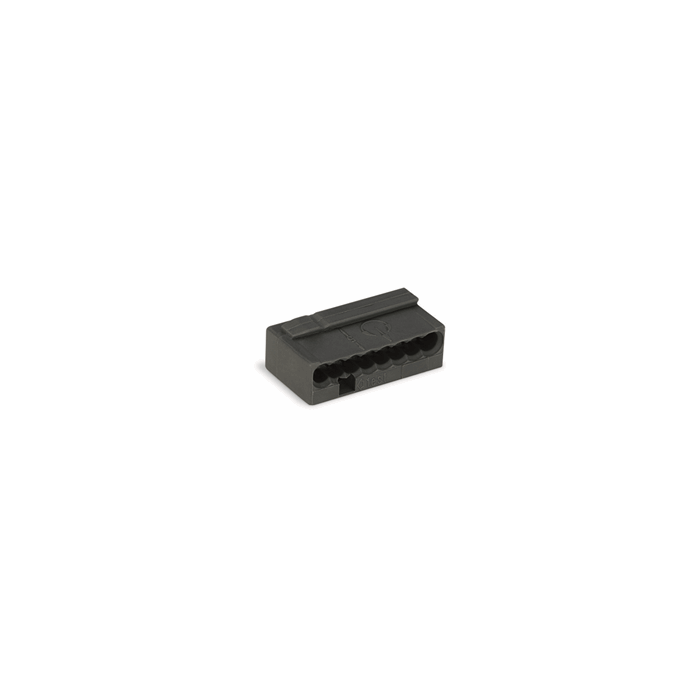 Wago micro lasklem 8-voudig 0,6-0,8mm² donkergrijs per 50 stuks (243-208)