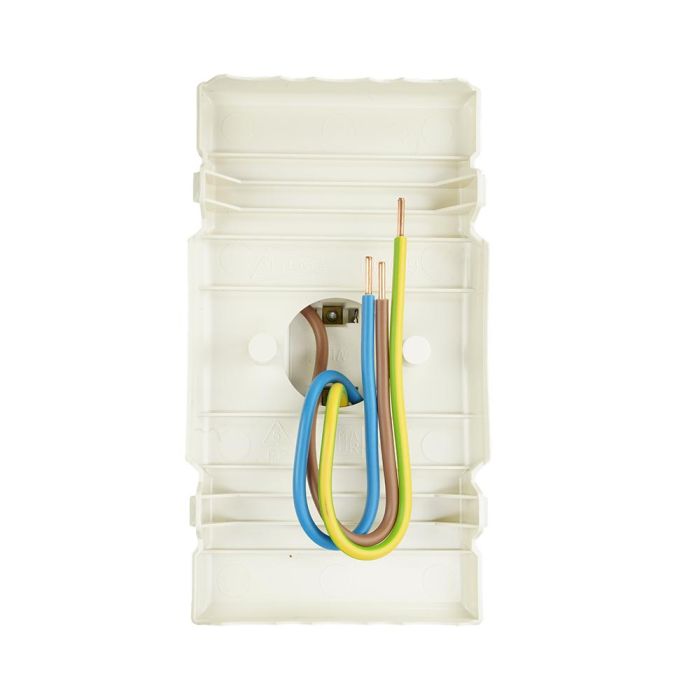 ATTEMA deksel met 2-voudige stopcontact voor lasdoos BK1619  (AT1623)