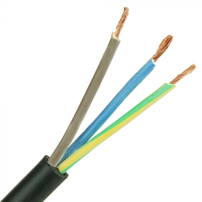 Neopreen kabel H07RNF 3x1.5 per meter