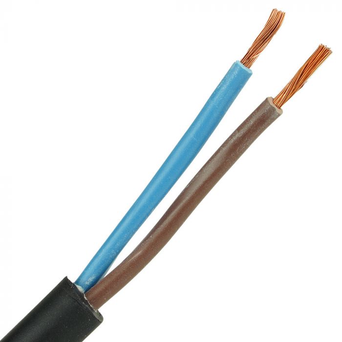 Neopreen kabel H07RNF 2x1.5mm per meter