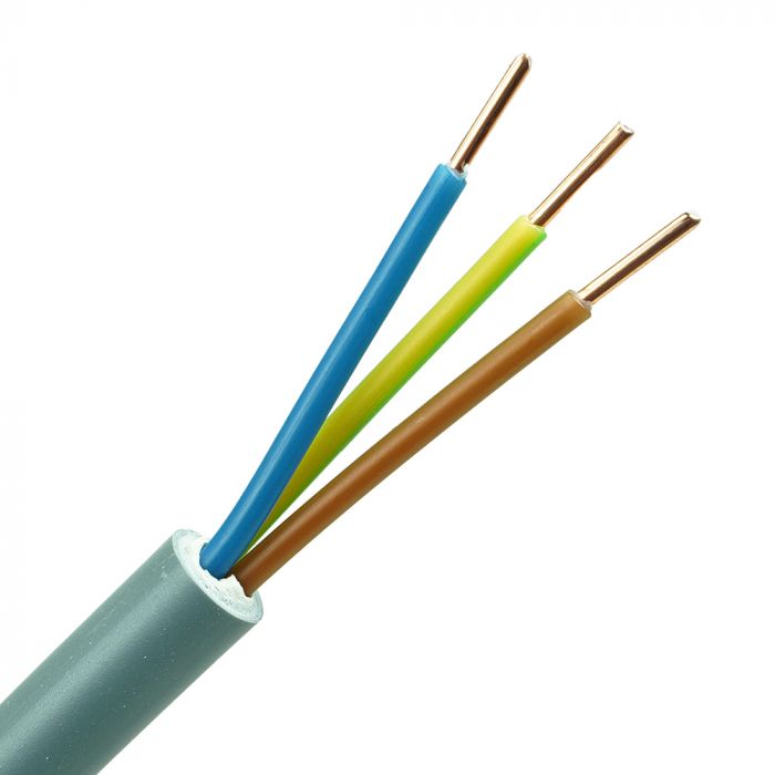 YMvK kabel 3x1.5 per meter